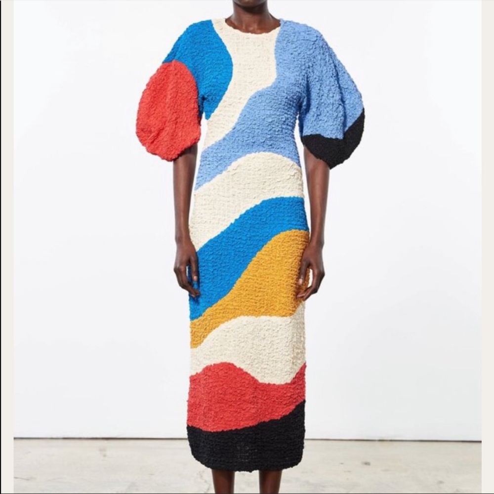 ISO Mara Hoffman Freya color block dress XS or S